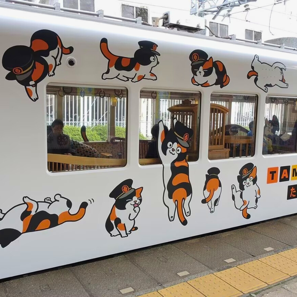 日本萌度爆表的猫猫列车！ 