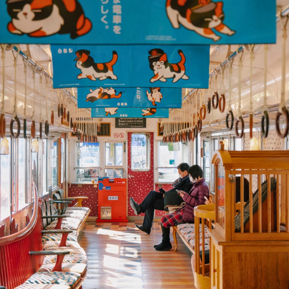 日本萌度爆表的猫猫列车！ 